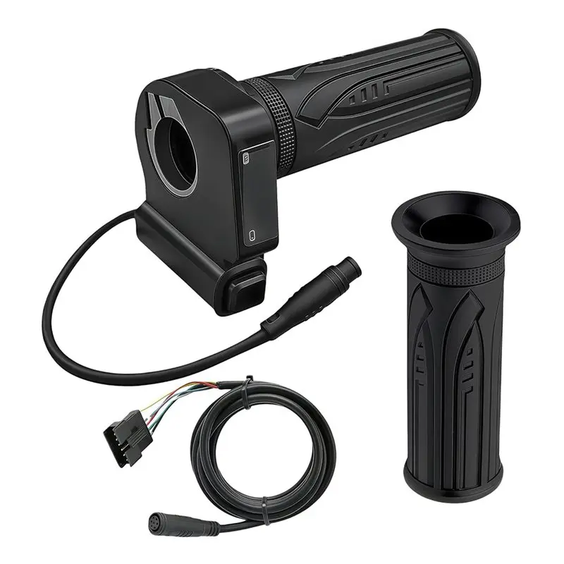 Throttle Grip For Electric Bike With LCD Voltage Display& Cruise Control Full Twist Design For Jetson Haze, DYU Y16-Boom