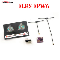 Happymodel ExpressLRS ELRS EPW6 TCXO 2.4GHz PWM Signal 6 Channels Receiver Suitable for RC FPV Fixed-wing Quadcopter Drones DIY