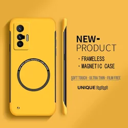 Ultra Thin Hard PC Magnetic Frameless Phone Case For Oppo Realme GT Master NEO 2 3T GT 2 3 Realme 10 11 Pro Plus Matte Cover