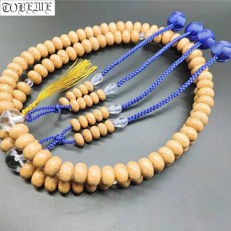 Palm-tree Seeds Japanese Shingon Buddhism Prayer Beads Japan Tantrism Chanting 108 Beads Mala Rosary Beads