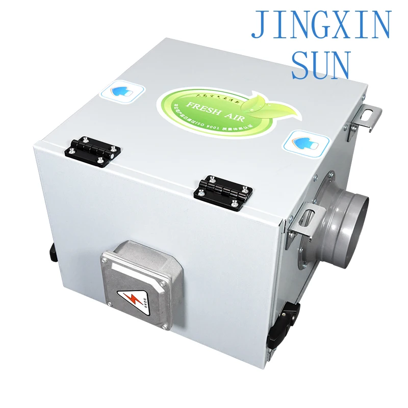 Electric Heating Box for Fresh Air System PTC Drying Constant Temperature Heater Air Duct Pipe Preheating Section Box HVAC