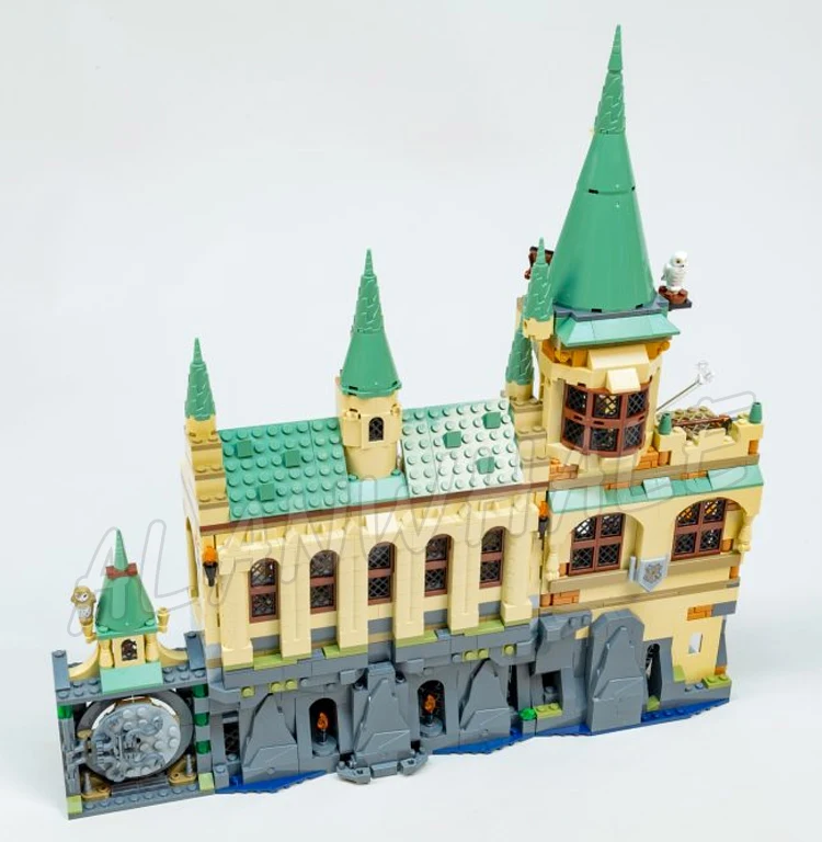 1176pcs Magical World of Wizards Chamber of Secrets School Great Hall Castle 19071 Building Blocks toys Compatible With Model