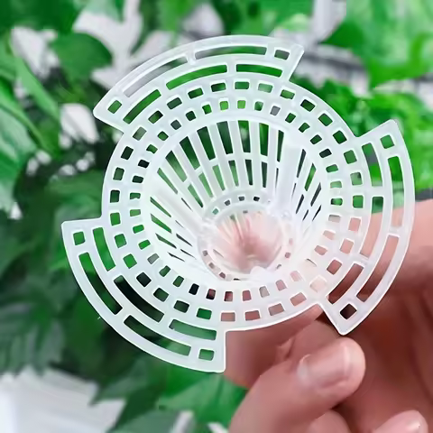 15PCS Cone-Shaped Volcano Flowerpot Bottom Filters Flower Plant Root Anti Rot Breathable Grid Gasket ﻿Flowerpot Gasket Garden