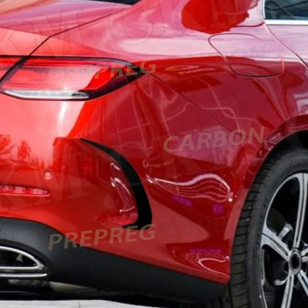 

Carbon Fiber Rear Bumper Air Vent Canards Trims for Mercedes-Benz CLS Class CLS300 CLS350 CLS450 Sedan 2019+ ABS Body Kits