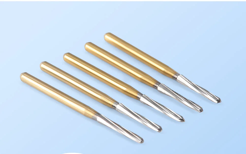 AZDENT Dental Endodontie-Hartmetallbohrer FG 1,6 mm für Hochgeschwindigkeitshandstück, sichere, nicht schneidende Spitze, chirurgische Endo-Wolfram-Knochenschneider – Detail 4