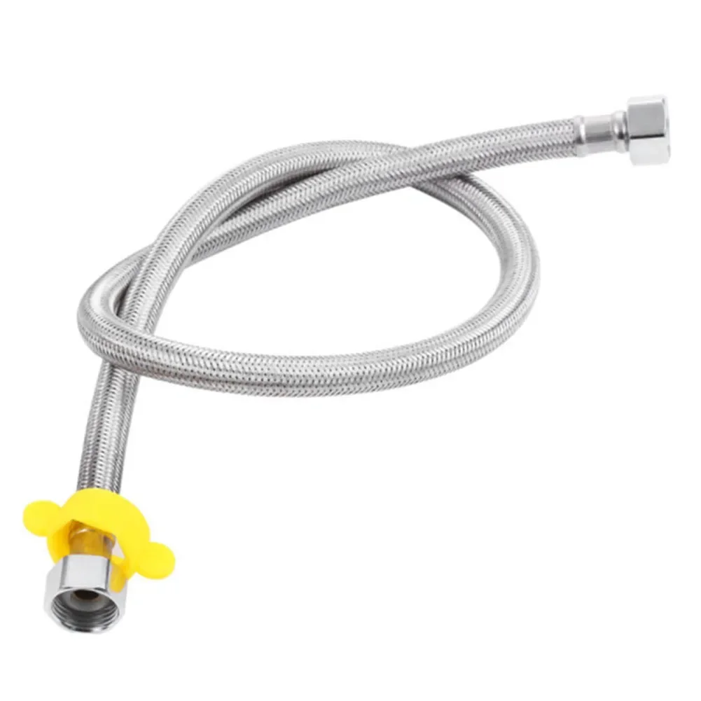 For Kitchen Toilet Shower Hose Hose Metal Hose Water Outlet For Faucet 1/2 Inch Explosion-proof Stainless Steel