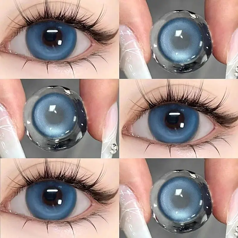 JeweLens 2 Stück Highlight Nachtclub Party Kontaktlinsen Niedliche Softlens Vergrößern Schüler