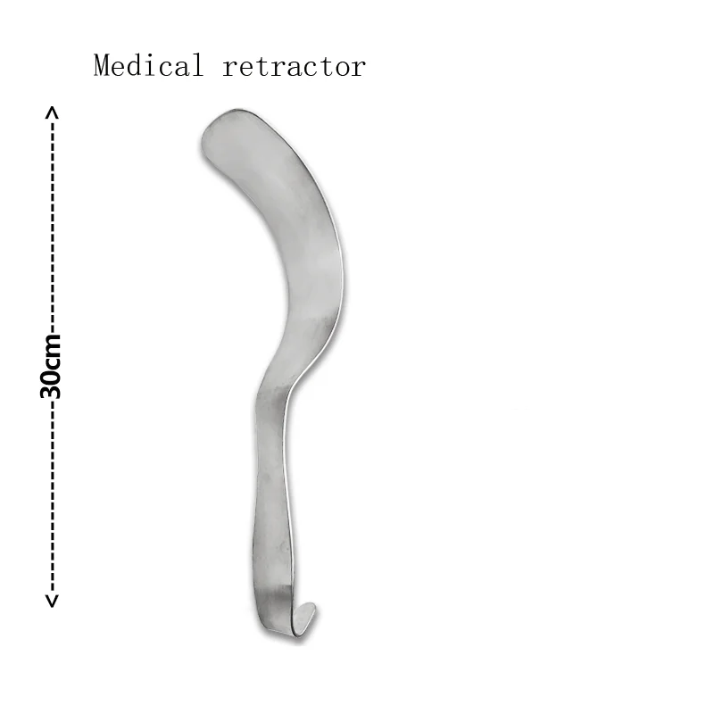 Abdom-retractor abdominal de acero inoxidable médico, instrumento quirúrgico grande de adhesión, tipo SS