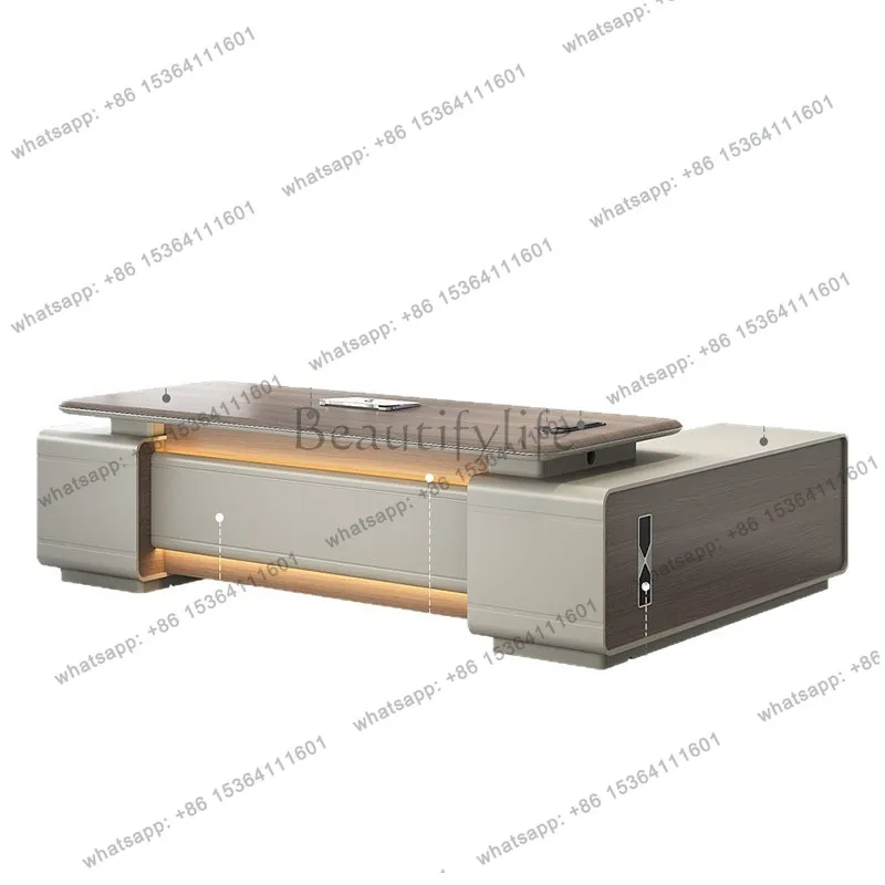 

Sense of high-end, large shift desk, manager's office desk, desk