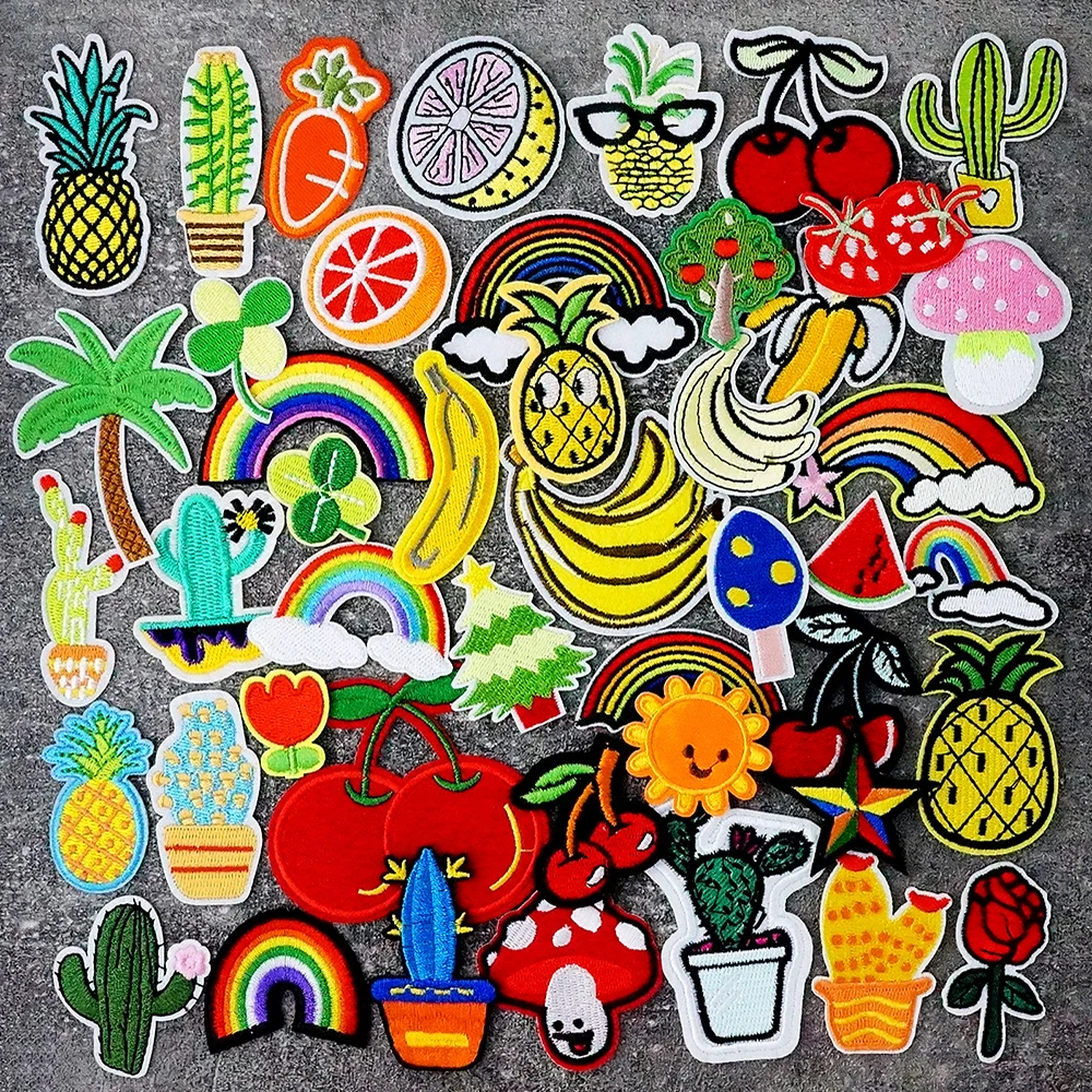 Children Cartoon Iron on Transfers Patches for Clothing Decorate Repair Modification Patch Repair Decorative Jeans Pants Bag
