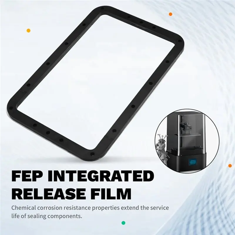 AT93-الراتنج فات 5 قطعة فيلم FEP ل Anycubic ل الفوتون أحادية 2/أحادية 4 FEP ترقيات للطابعة الفوتون مونو 2/4 UV DLP LCD الراتنج ثلاثية الأبعاد #2