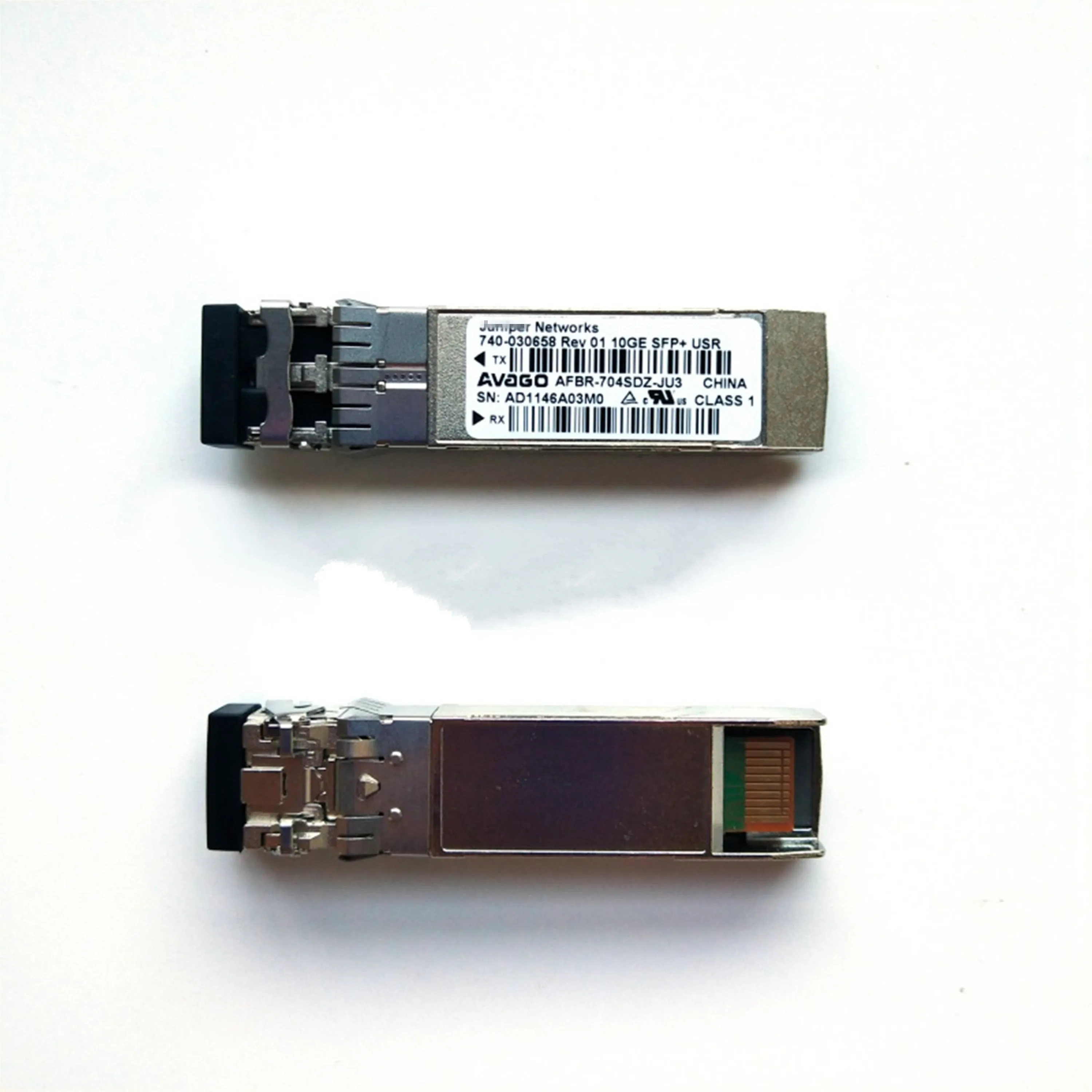 1PCS Juniper sfp 10gb/740-030658/EX-SFP-10GE-SR/AFBR-704SDZ-JU3/10G SFP+ 850nm 100m juniper Transceiver/10g optical switch