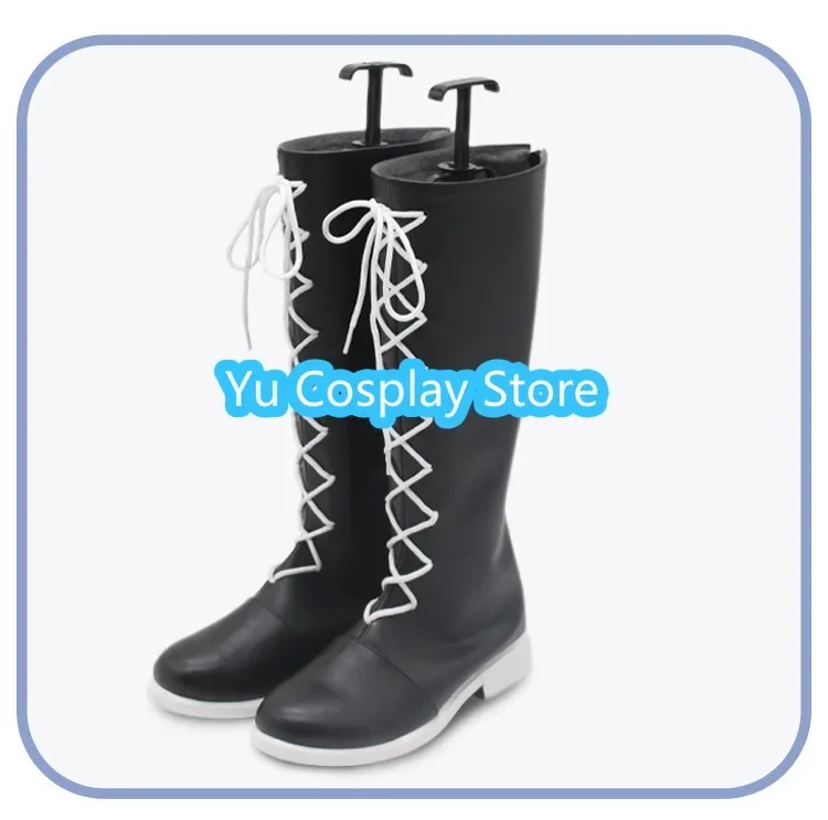 Rokudou Mukuro Cosplay Shoes Aniem HITMAN REBORN Cosplay Props PU Leather Shoes Halloween Boots Custom Made