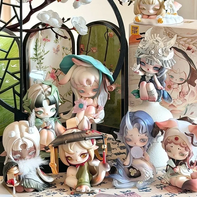 

Коллекционная фигурка TOP TOY Ninimo из серии «Шепот в облаках», игрушка-сюрприз в закрытой коробке, настольное украшение, кавайная аниме-фигурка, подарок