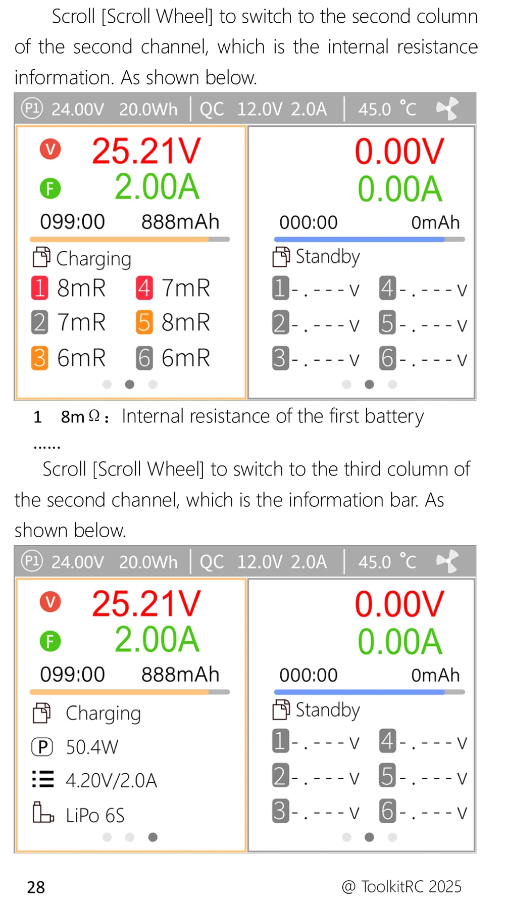 ToolkitRC M6DAC V2 Charger 1-6S Intelligent Control 2-Channel 2CH AC/DC BAT Model Toy Car Lithium BBattery Fast Charging Device