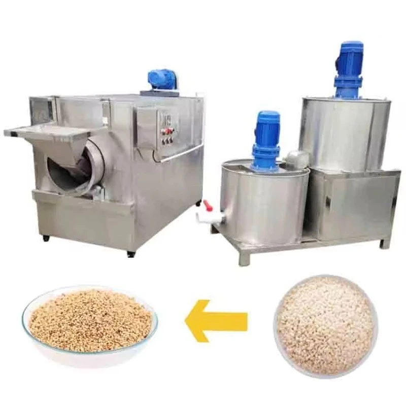 Top Selling Sesame Seeds Hulling Machine Water Soaking Black Sesame Skin Washing Peeling Remover Equipment