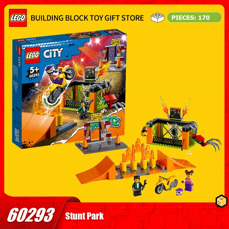 

Lego Building Blocks Toy 60293 Stunt Park Puzzle Manual Splicing DIY Toy Building Blocks Boys and Girls Birthday Gifts
