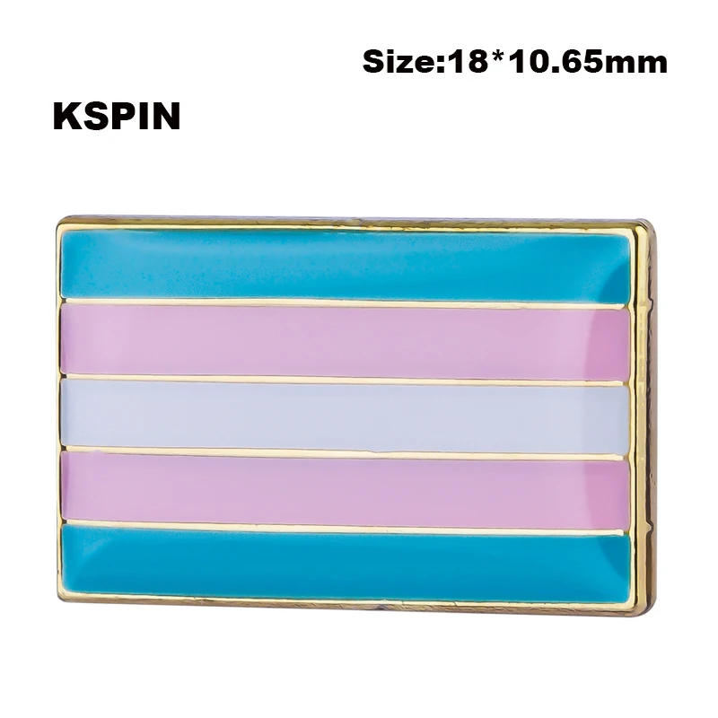 المتحولين جنسيا فخر على شكل قلب شارة رمز دبوس شارات معدنية الزخرفية بروش دبابيس للملابس بروش مجوهرات XY0635