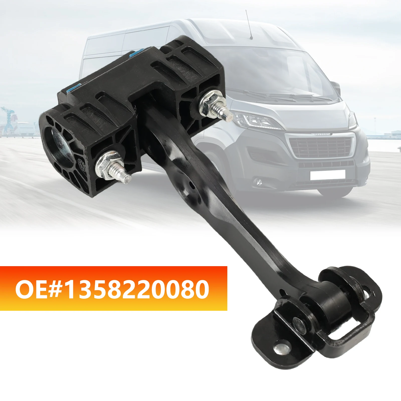 Frente izquierdo/derecho 9181N9 1358220080 1613353680 para Peugeot Boxer Citroen relé Fiat Ducato puerta correa de retención bisagra parada limitador
