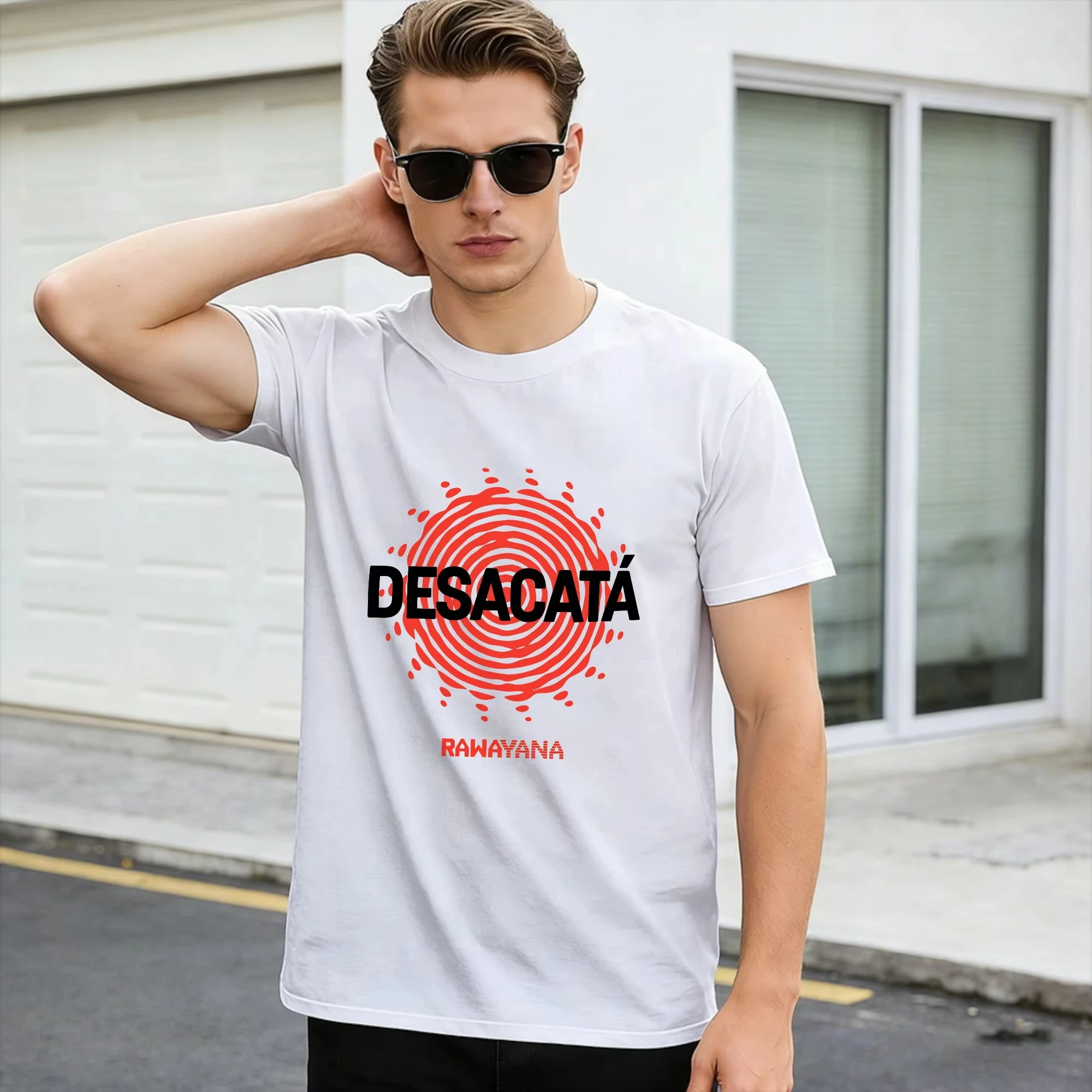 Camiseta Rawayana ¿Donde está el After Album 2026?, camisetas divertidas de verano Y2K, camiseta Harajuku de algodón para hombre, camisetas holgadas