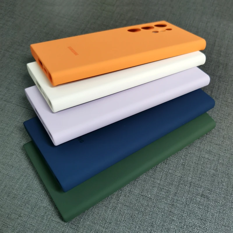 For Samsung Galaxy S23 Ultra Case Silky Soft-Touch Liquid Silicone Cover Full Back Protective Shell S23Ultra s23Ultra Phone Case