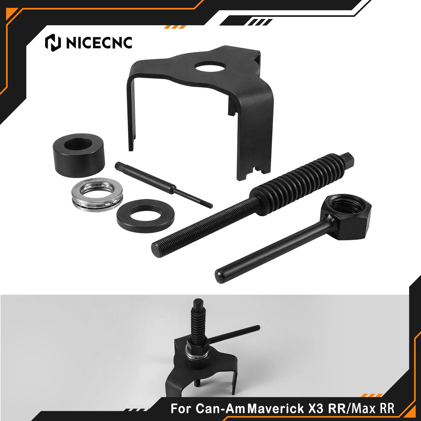 

NICECNC Drive Clutch Weight Change Tool For Can AM p Drive For Can-Am Maverick X3 RR 4x4 DS/RS/XDS Turbo DPS 2022-2023 Primary