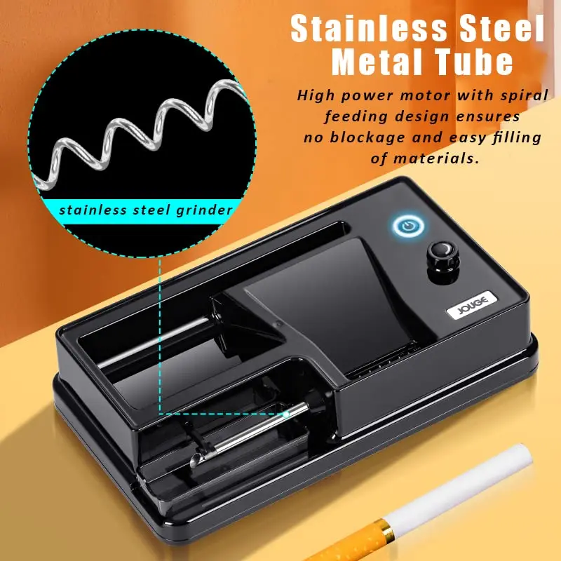 Máquina laminadora de cigarrillos automática, 3 uds., 6,5/8mm, 3 en 1, máquina para cigarrillos eléctrica, inyector de detección inteligente, herramientas para tabaco