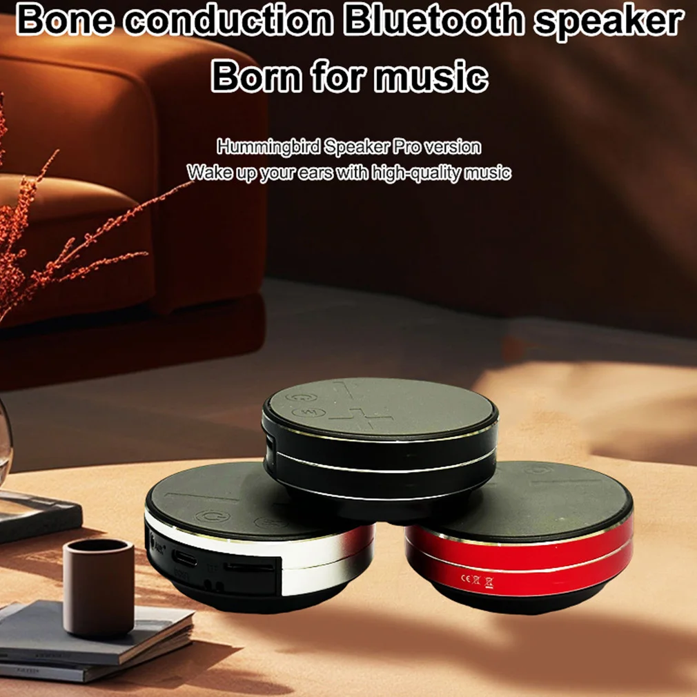 

Large Wireless Bone Conduction Speaker TWS Bluetooth Speakers Support TF Card Play Music Subwoofer Stereo Sound Box Dropshipping