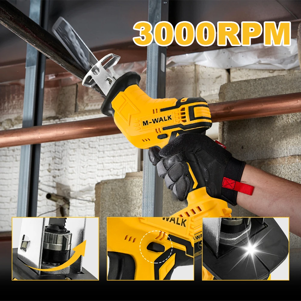 Sierra Recíproca Inalámbrica,  - Reciprocating Saw Cordless reseña y precio
