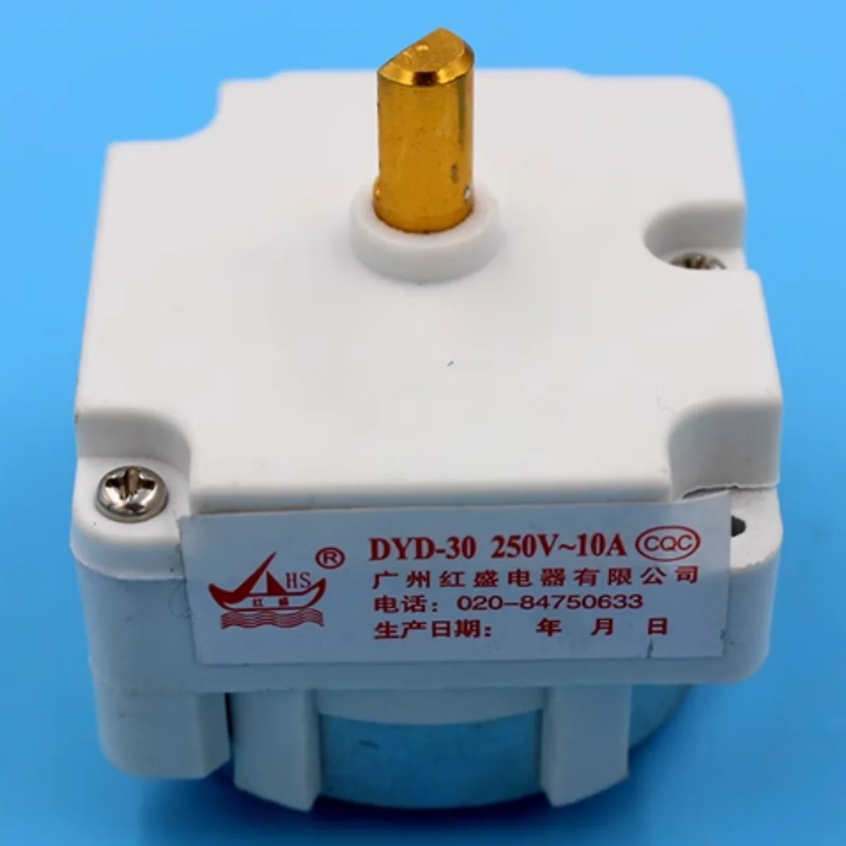 Temporizador de panela de pressão elétrica DYD-30 com motor síncrono 30 minutos meio eixo