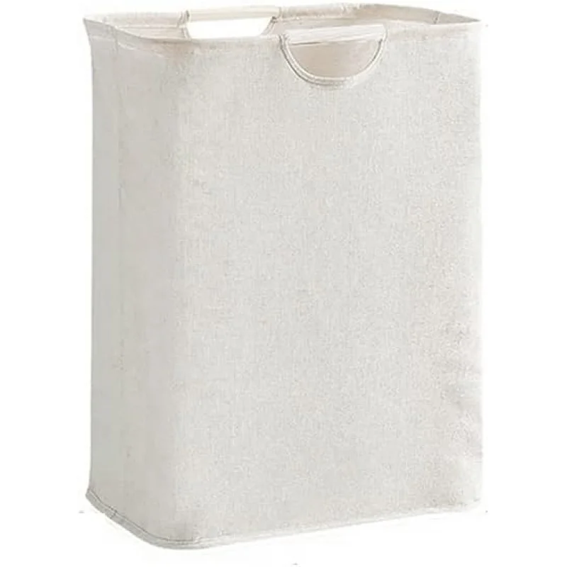 

2026 New：Basket Dirty Clothes Basket Fabric Laundry Basket Folding Storage Basket Household Storage Box Portable(60L) (D