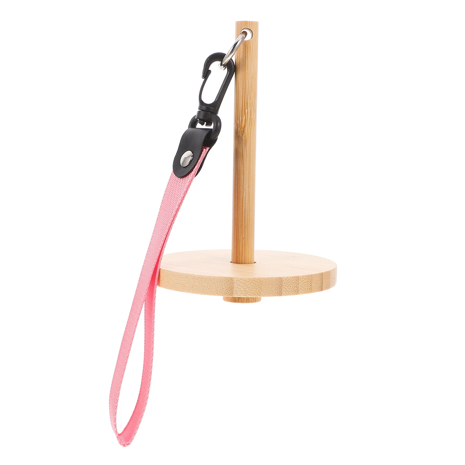 

Bamboo Yarn Yarn Holder For Crocheting Portable Wrist Spinner Ball Winder Crochet Organizer Spool Handheld Knitting