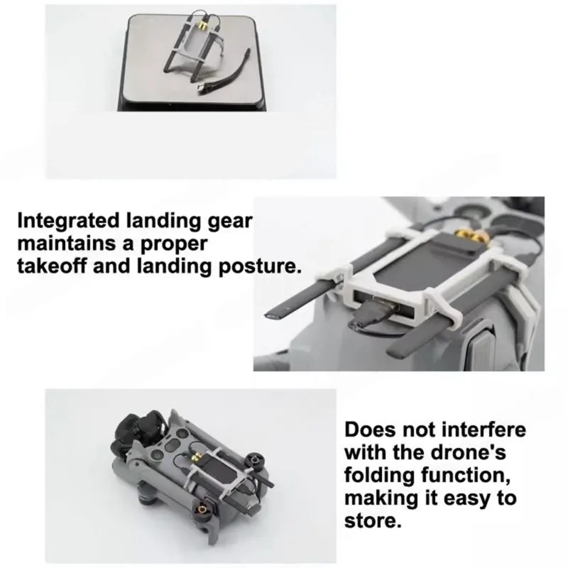 Y23A-Bottom Mount Bracket For DJI Mini 5 Pro With 4G Module, 3D Printed Holder, Data Cable& Antenna Signal Transmission, A