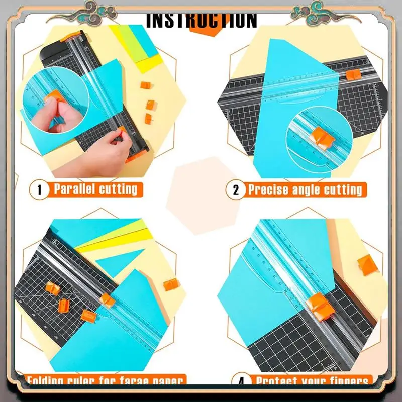 A46M-10 Pcs A5 Paper Cutter Replacement Blades Paper Cutting Replacement Blades Paper Trimmer Blade