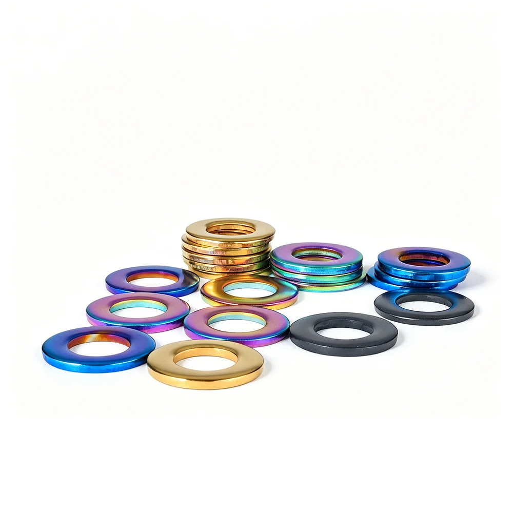 Form G Wide Thick Flat Washers Stainless Steel M4 M5 M6 M8 M10 DIN912 M10 Flat Spacer Gasket for Bicycle Cycling Motorcycle Car