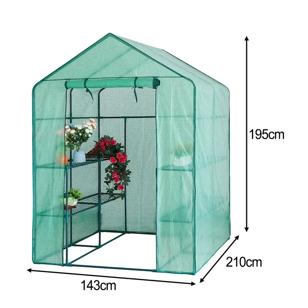 

Для роста сезонных растений, прочная теплица для роста растений, просторная теплица для карликовых фруктовых деревьев, полиэтиленовый барьер, защитная пленка из ПВХ