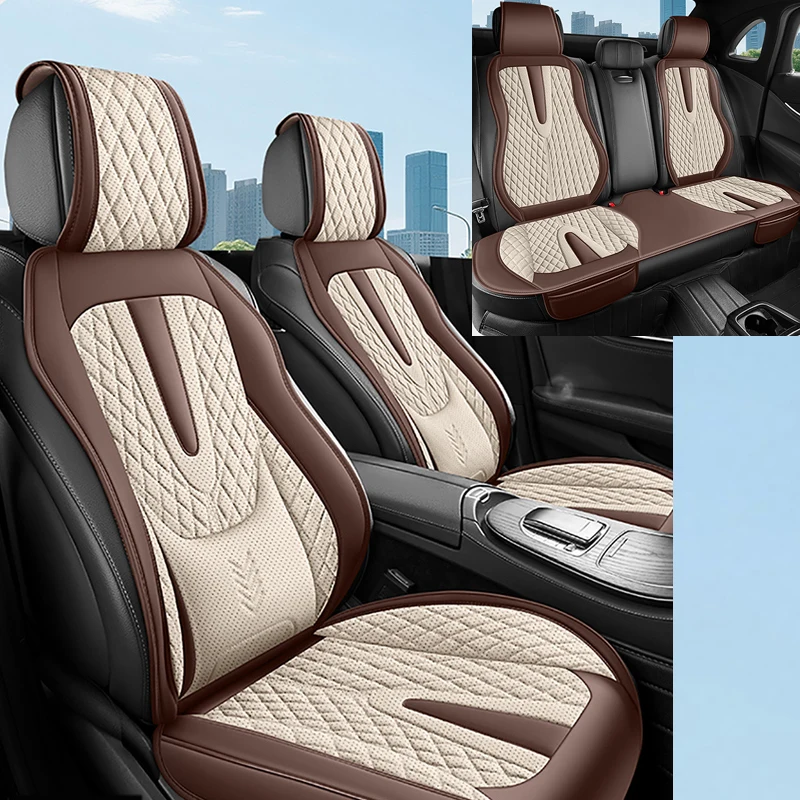 For Volkswagen VW Golf 4 5 6 7 8 Arteon GTI Passat Golf Alltrack Jetta SportWagen 9N Universal Car Seat Covers Full Set 5 Seats