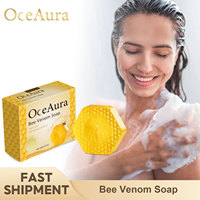 Bee Venom Soap Improve Redness Acne Skin Deep Cleansing Oil Control Moisturizing Exfoliator Brighten Facial Body Handmade Soap