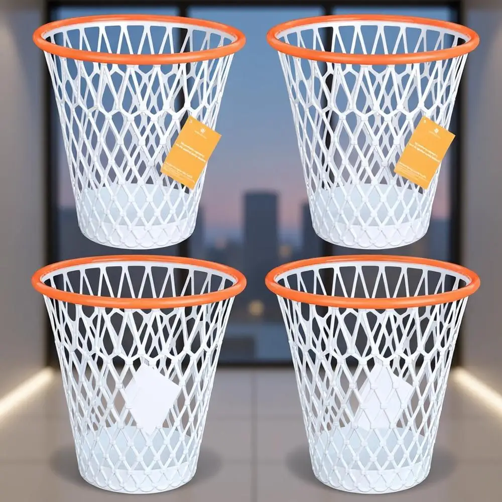 

4.5 Gallon Basketball-Themed Wastebasket for Boys' Rooms, Gyms, and Sports Parties