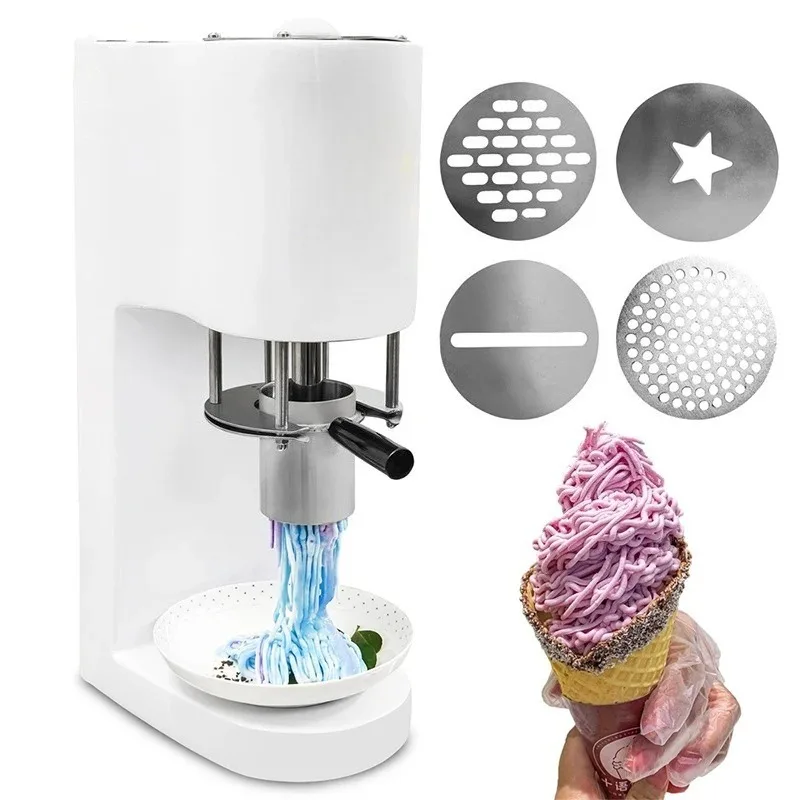 Noodle Ice Cream Machine Spaghetti Ice Cream Machine 4 Types  Forming Machine Spaghetti Gelato Maker Ice Cream Makers