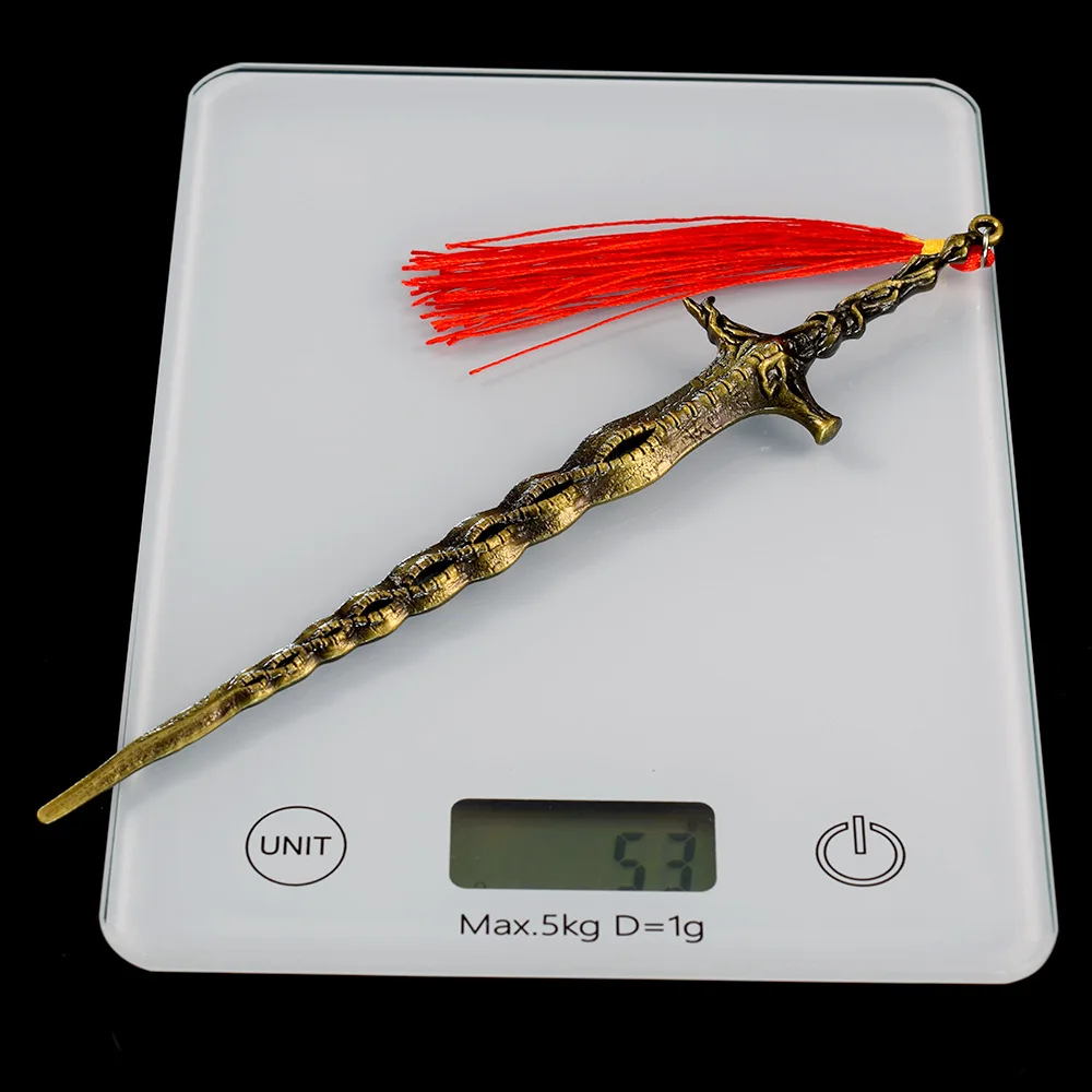 22 センチメートル/8.66 インチ Eldenn ゲーム周辺ボディに剣金属刀武器モデル中世の剣のおもちゃデスクトップ飾り男の子のおもちゃギフト