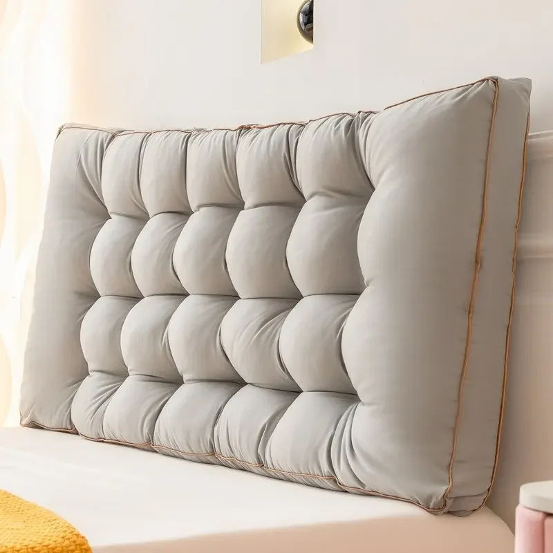 Thickened 60cm Cushion Double Headboard Lumbar Support Pad Louvred Window Tatami Wall Mats Relaxing Reading Pillow Home Textile