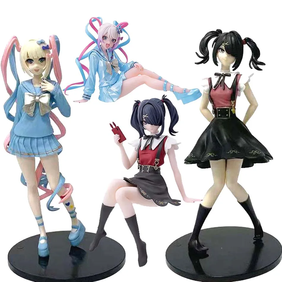 2026 Bestseller Chokonose Figur, PVC Anime Modell Spielzeug, Leuchtendes Ornament Geschenk NEEDY GIRL OVERDOSE, Auf Lager