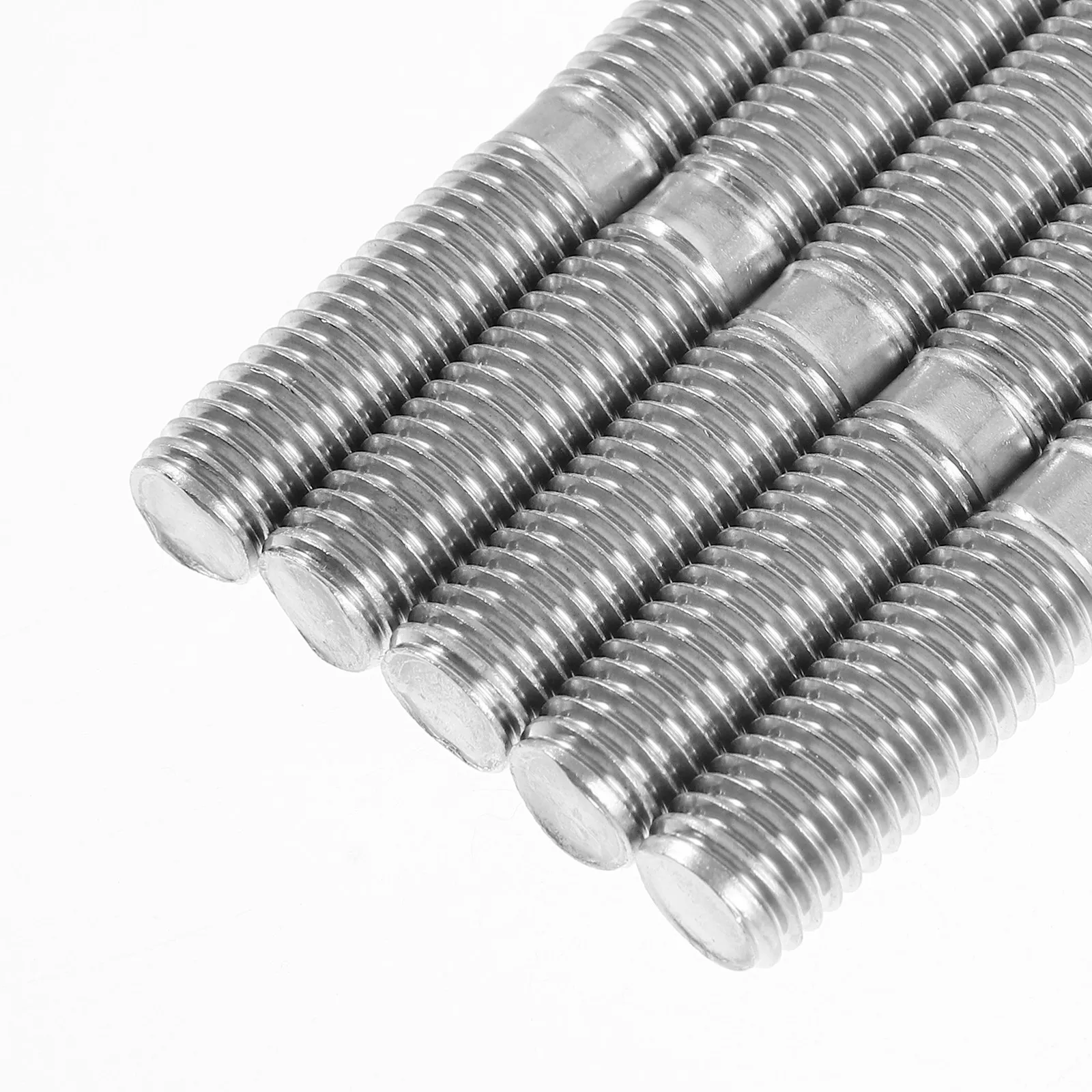 10pcs Stainless Steel Double-Ended Screws for Narrow Spaces – Fine Thread Dual Head Bolts & Wheel Conversion Fasteners 4
