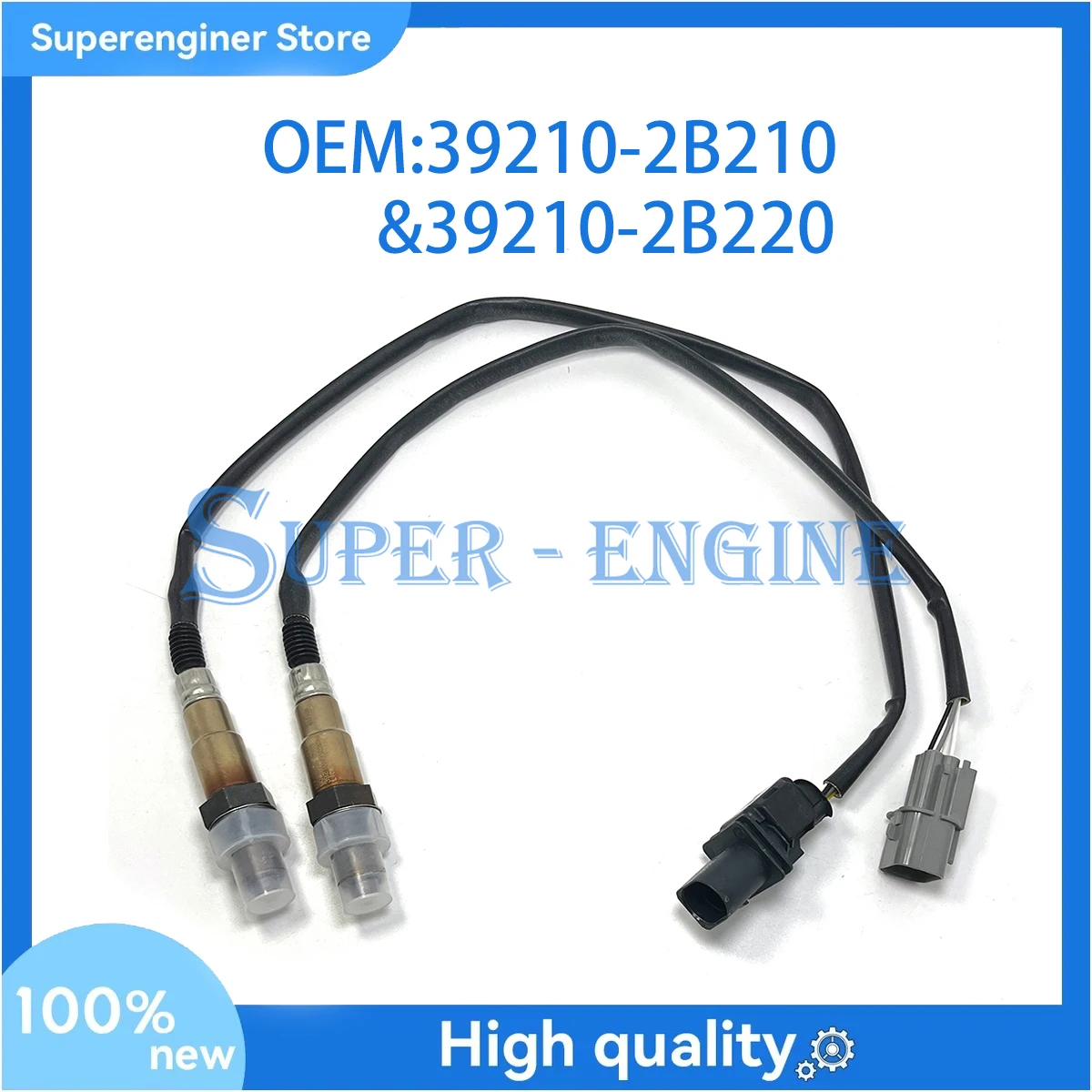 

2PCS 39210-2B210&39210-2B220 Upstream&Downstream Oxygen Sensor For Hyundai Accent Kia Rio Soul 1.6L 2012-2017