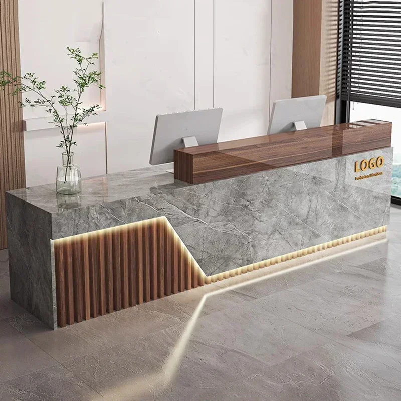 

Office Luxury Reception Desks Design Podium Nordic Salon Reception Desks Beauty Beauty Recepción Negocio Commercial Furniture