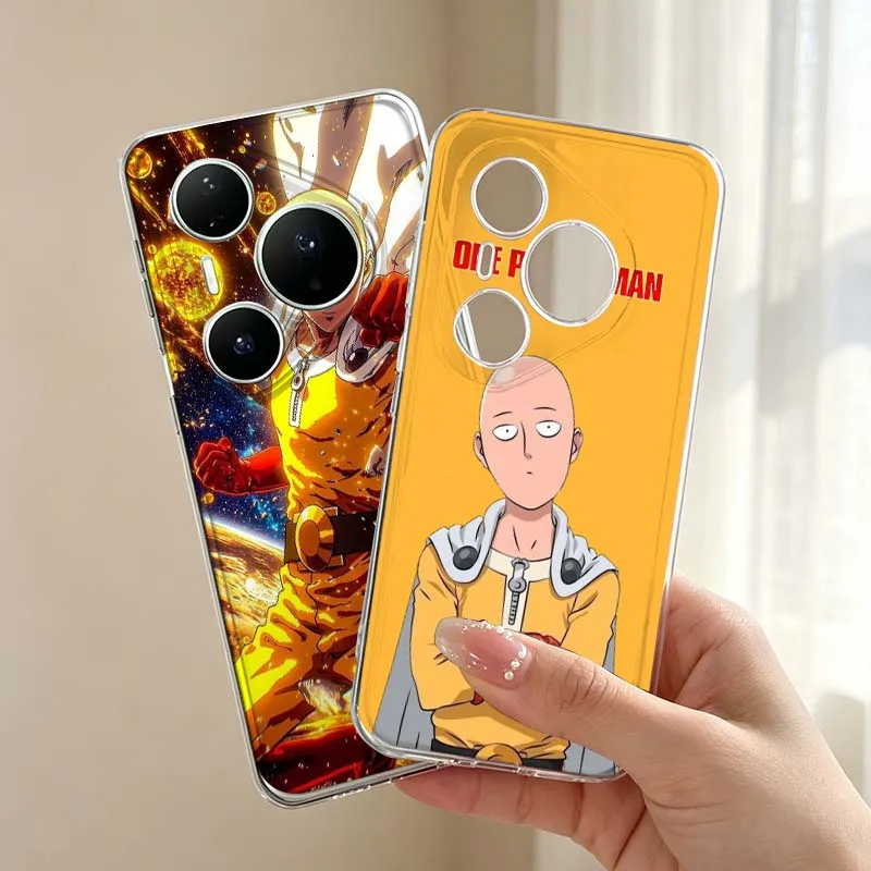One Punch Man For Huawei Nova 14 12 13 11 12S Pura 80 70 P60 P50 P50E P40 P30 Ultra Lite Pro Plus Phone Case Cover