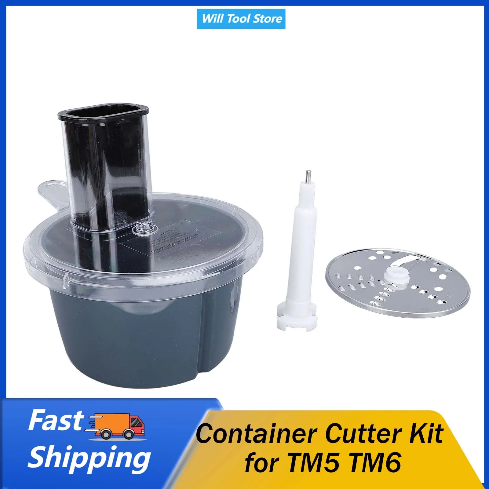 Food Processor Cutter Set fits For TM5 For TM6 Kitchen Vegetable Fruit Cheese Cutter Grater Shredding Slicing Accessories