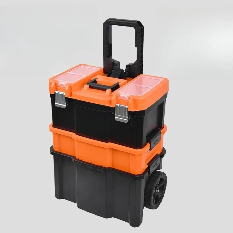 

Lightweight 3-piece toolbox, storage outdoor toolbox