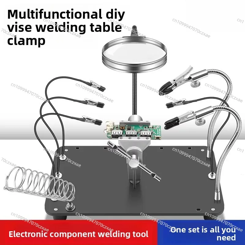 

Welding Fixture Pliers Universal Bracket, Circuit Board Solder Repair Small Welding Table
